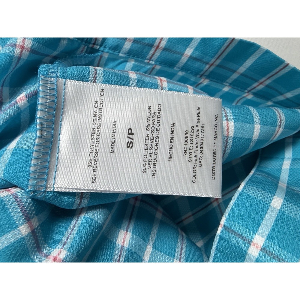 New HABIT MENS Short SLEEVE Crayfish Creek RIVER Vented Outdoor SHIRT Blue S - Picture 11 of 13